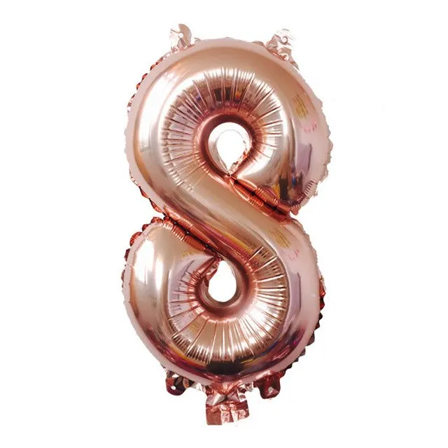 Цифра шар цифры 32 дюйма золотой алюминиевый воздушный шар из фольги украшения день рождения праздник поставки шары для свадебной вечеринки - Цвет: Champagne8