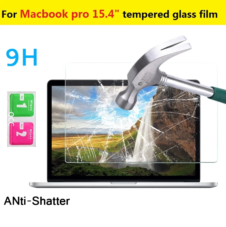 15 4 0 3mm 9H 2 5D Explosion proof Tempered Glass film for Macbook pro 15