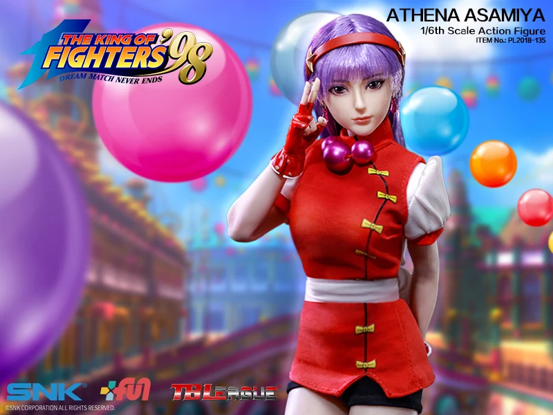 TBLeague PHICEN бесшовный Женский Корпус KOF 98 Athena Asamiya 1/6 фигура|Игровые фигурки и