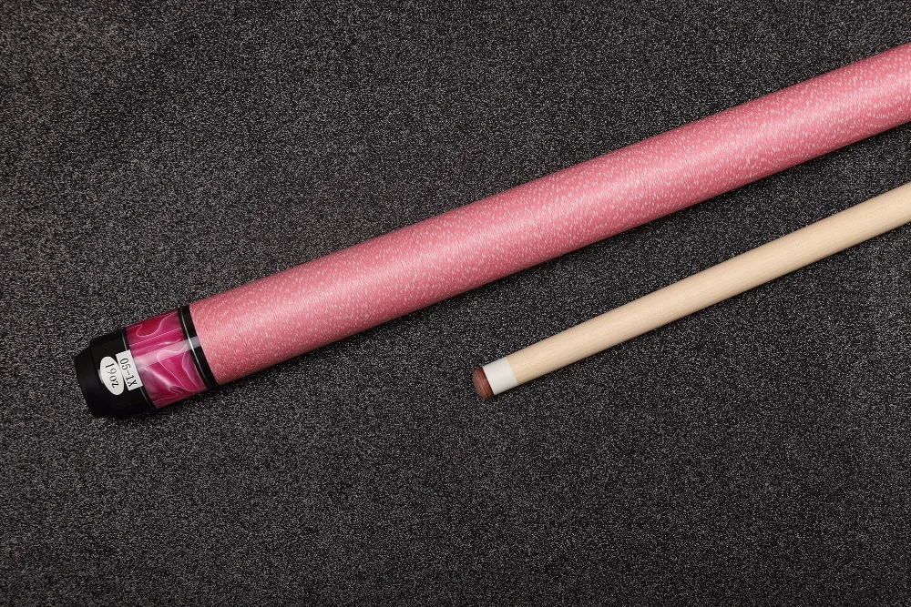 Cuppa розовый набор кия для бассейна, чехол с тканевым наконечником, мел 5A, североамериканский клен, бильярдный набор, 11,75 мм, 13 мм, наконечник для бильярдного кия