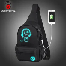 Оксфорд Crossbody сумки для Для мужчин Посланник груди сумка слинг большой Ёмкость сумки