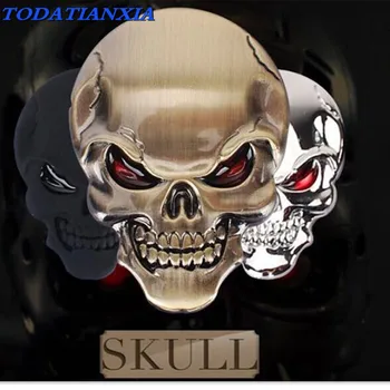 

2019 hot Skull Car Stickers accessories FOR mercedes audi a4 b8 golf 5 bmw e60 golf 4 scirocco mini cooper audi a3 8p clio 4