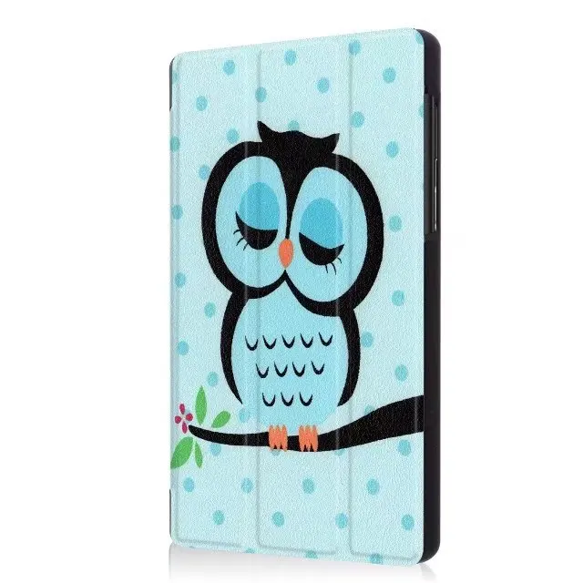 

Smart Cover PU Leather Case Cover for Lenovo Tab4 7 Tab7 7504X TB-7504 TB-7504F TB-7504I TB-7504X 7" Funda Tablet Stand Case+pen