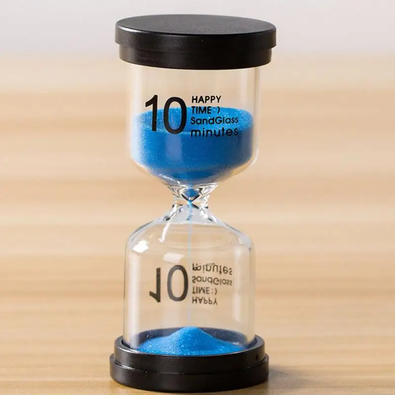 5/10/15/30 Minutes Hourglass Sand Timer Color Glass Sandglass Sand Clock Children Kids Gift Home Decoration