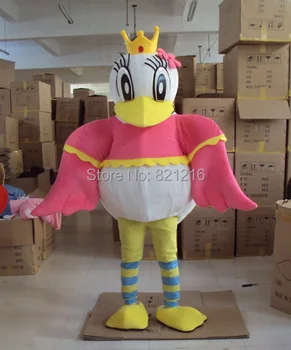 

Duck Queen Mascot Costume Adult Character Costume for Halloween party event