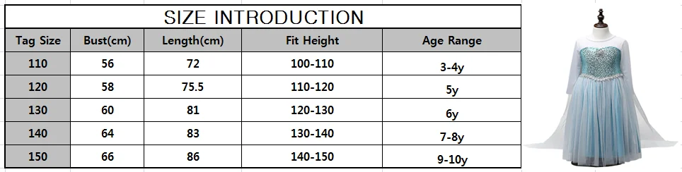 Платье принцессы Анны; платье Снежной Королевы Эльзы для девочек; платье для дня рождения; Vestidos; детская одежда для девочек; комплект одежды Эльзы; костюм