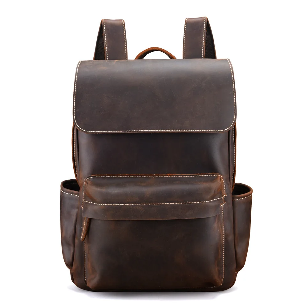 

Amasie genuine leather Backpack men traveling bag mountaineering bag backpack outdoor sports leather style backpack EGT0202-1