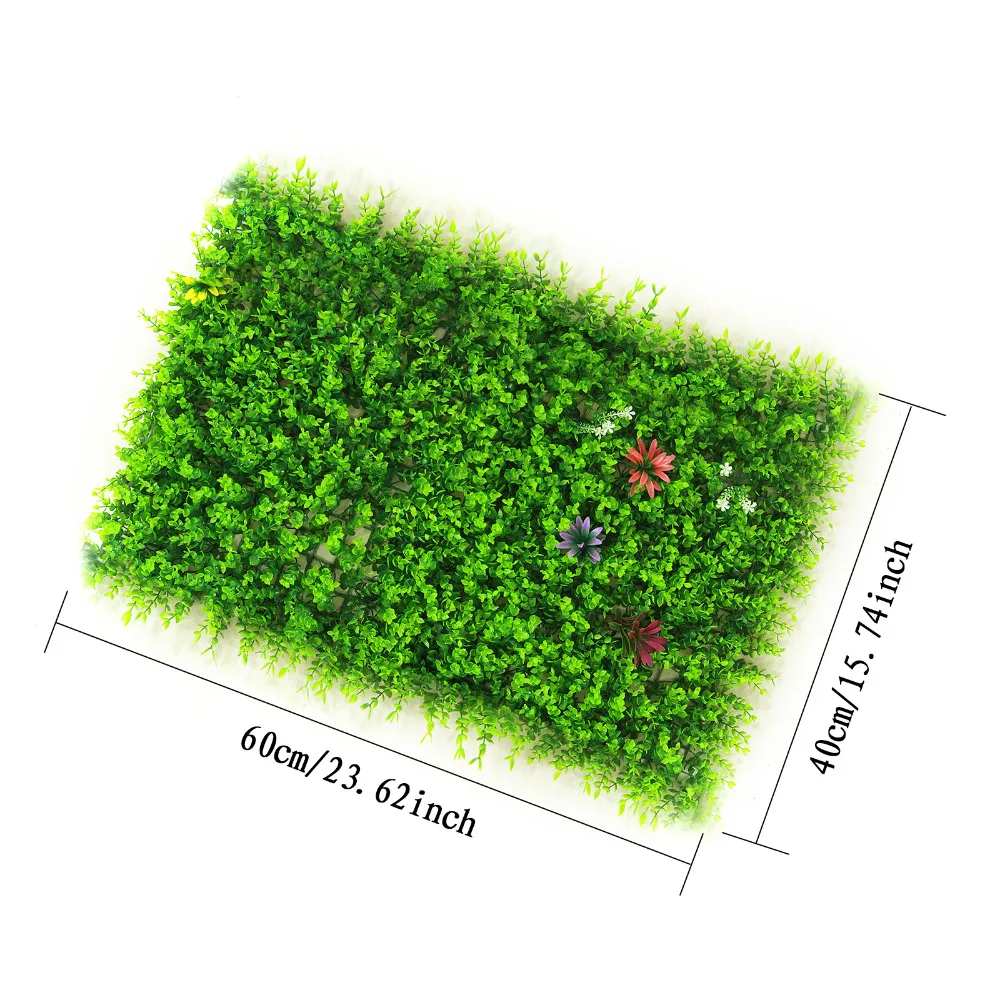 Anmas home 1 шт. 40*60 см зеленая трава искусственный газон растения садовый орнамент пластиковые газоны ковер стены балкон забор для домашнего декора