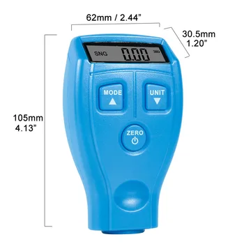 

Mini Digital Portable Thickness Gauge Tester Portable Paint Film Meter Tester Coating Measure Thickness Gauge