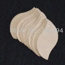 1000 шт 3*5 см лист формы пустой подарок, тег, Свадебная вечеринка любимый подарок ценники карты Пользовательский логотип размер, форма бирка нужна дополнительная стоимость