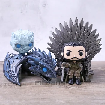 

GOT Jon Snow 72 / Night King & Icy Viserion 58 Vinyl Figure Collectible Model Toy Car Decoration Doll