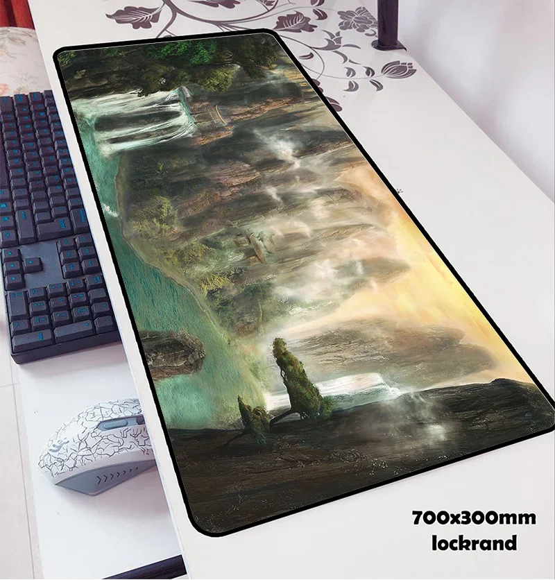 

ruins mouse pad new 700x300x3mm pad mouse notbook padmouse Personality gaming mousepad gamer to keyboard Boy Gift mouse mats
