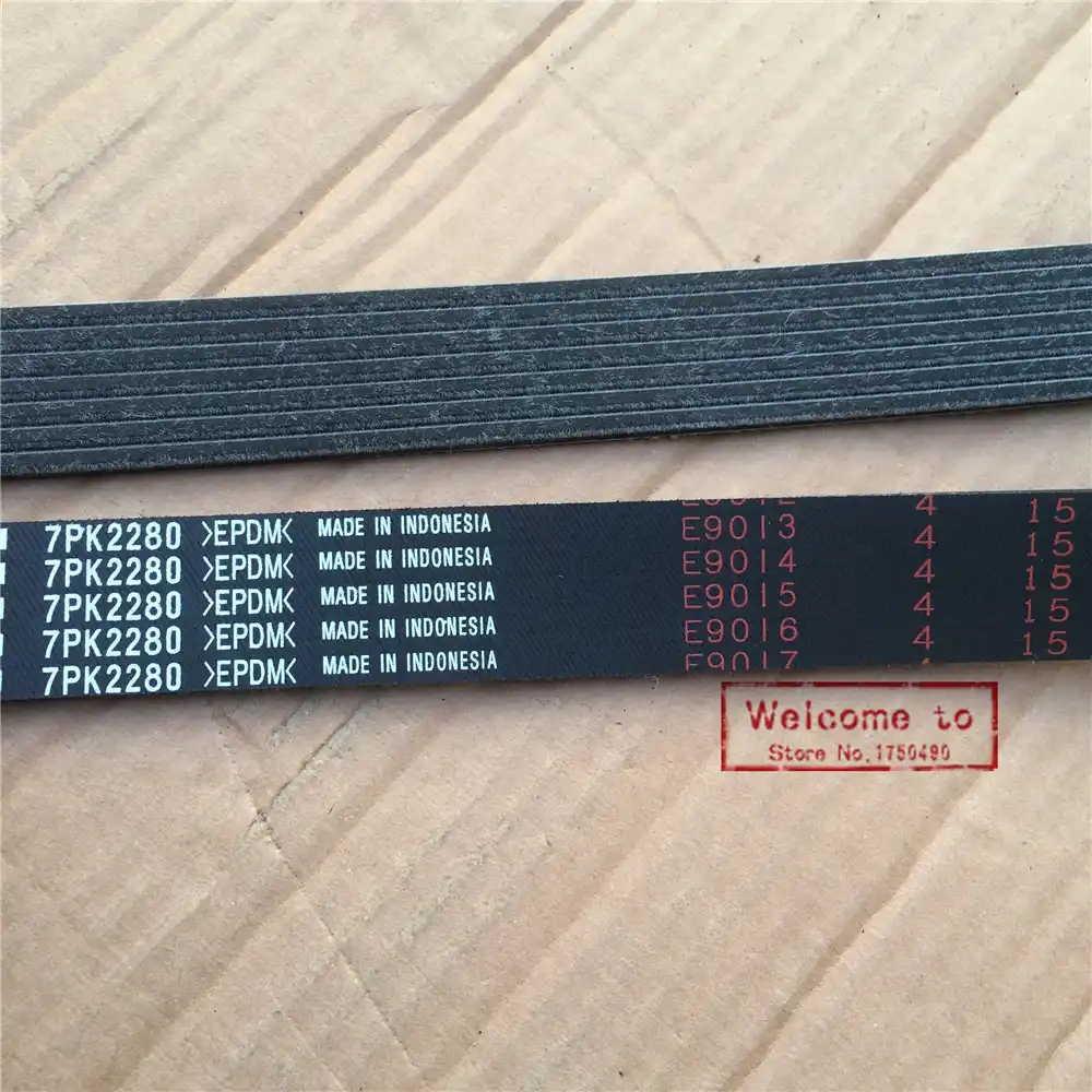 Original BELT, V 90916 02640 90916 02708 STANDARD 7PK2280 Replacement