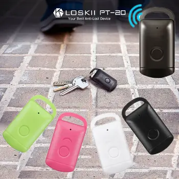 

PT-20 GPS Tracker Wireless Bluetooth Anti-Lost Key Finder Pet Locator Mini Portable Bluetooth Anti-lost Tracker 3E09
