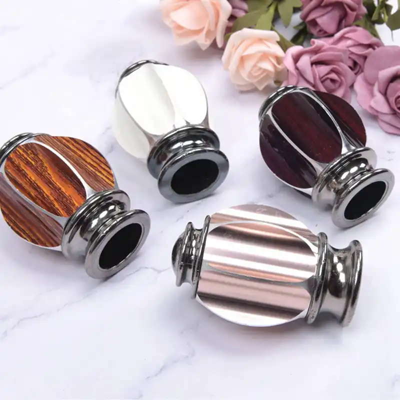 Decorative Window Curtain Rod End Heads Home Finials Decoration Accessories Supplies Aliexpress Decorative Window Curtain Rod End Heads