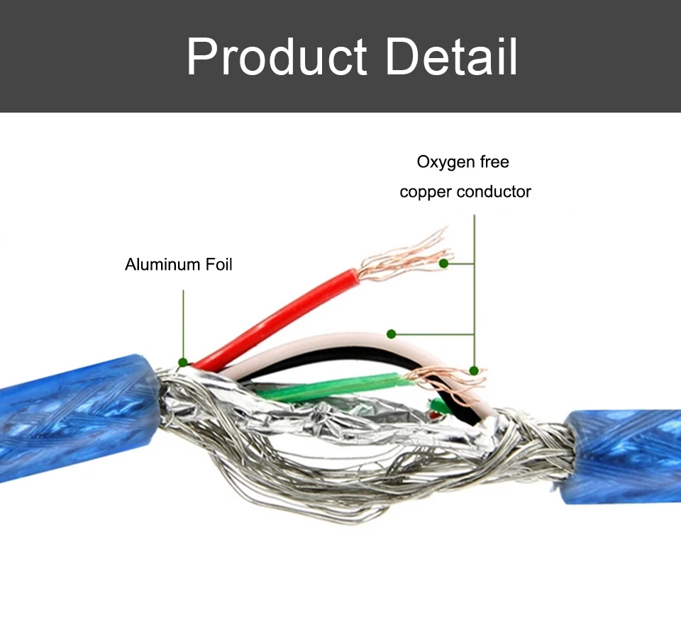 USB Extension Cable USB 2.0 Cable for Smart TV Computer PS4 Xbox One SSD Printer usb 2.0 to Extender Data Cord Male to Female (8)