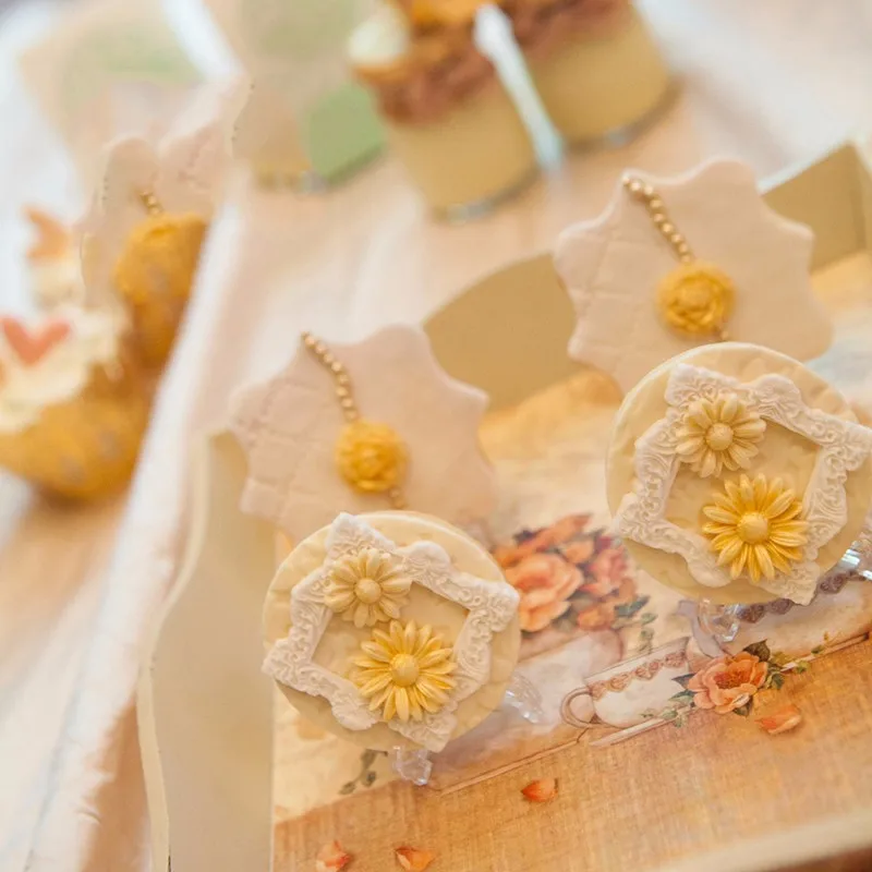 10 шт. мини пластиковый держатель для печенья Свадебные конфетные украшения подставка для печенья сувениры для вечеринки ко дню рождения Baby Shower Фото Поставка полочек