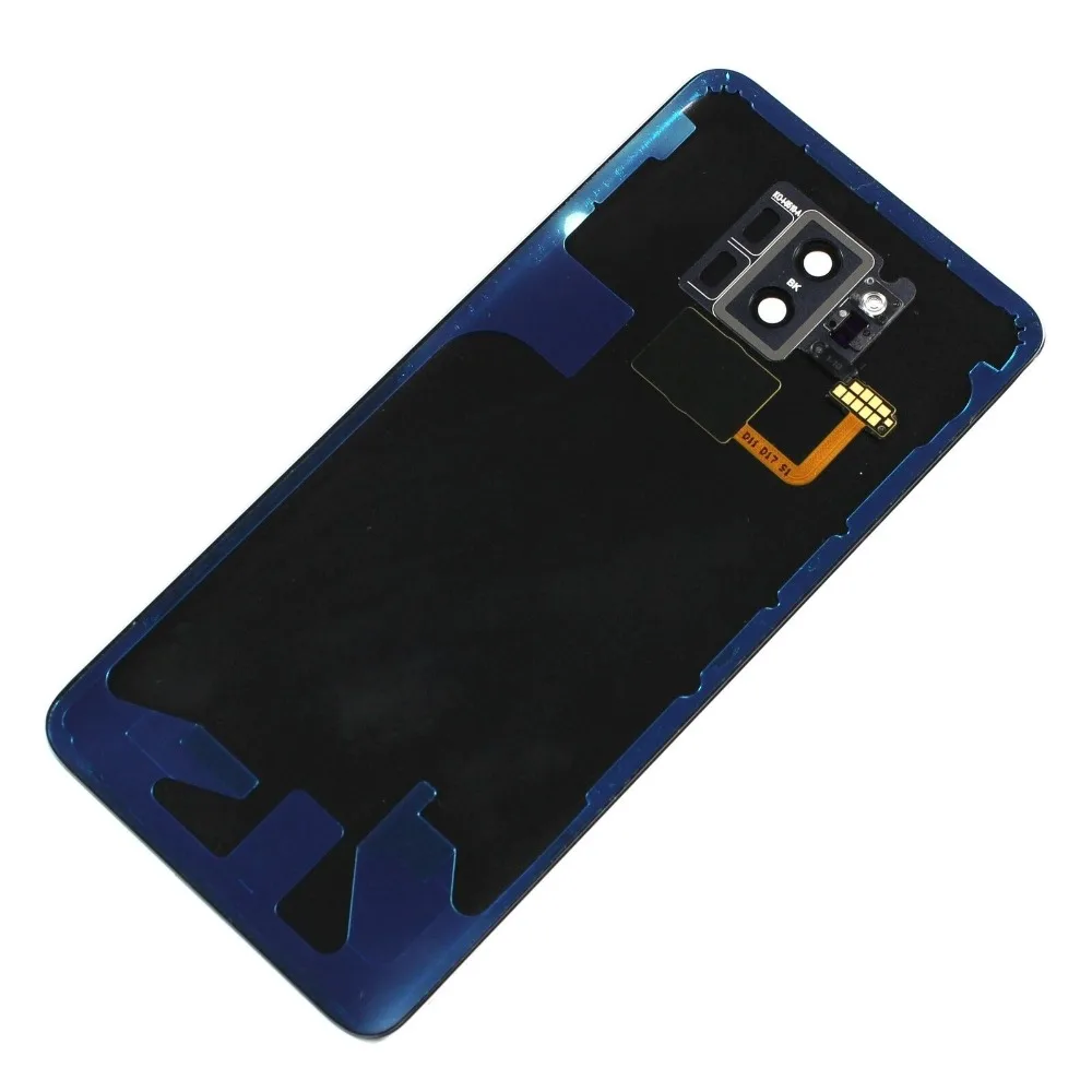 Для LG G7 ThinQ G710 G710EM чехол на заднюю панель со стеклянным корпусом+ крышка объектива камеры с отпечатком пальца
