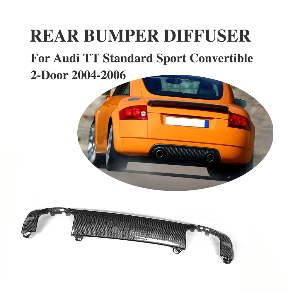 Отделение из углеродного волокна для Audi TT 8N 2004 2005 2006 Sport Coupe Convertible 2 Door|rear bumper|fiber