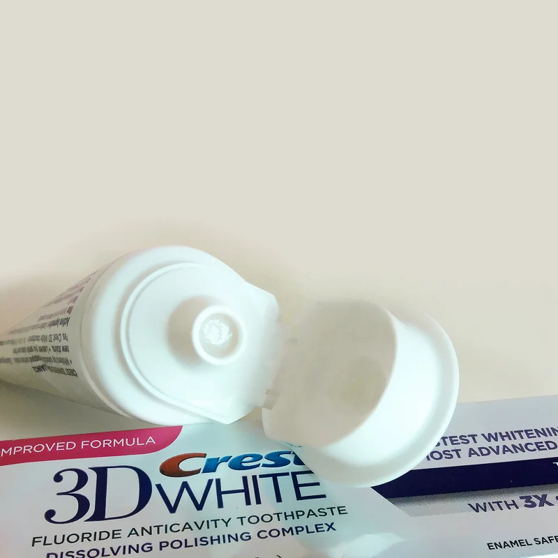 Отбеливающая Зубная паста 3D улучшенная для зубов с фторическим эффектом против