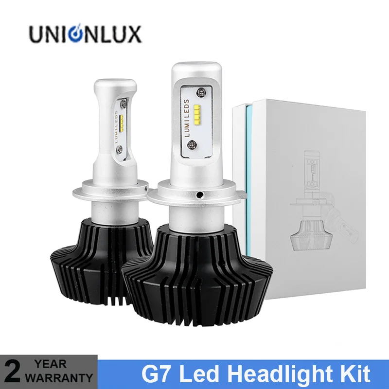 50W 8000LM G7 LED Headlight Auto Kit H4/H1/H7/9005/9006/H8 H9 H11 H10 HB3 HB4 Super White High/Low Dual Beam