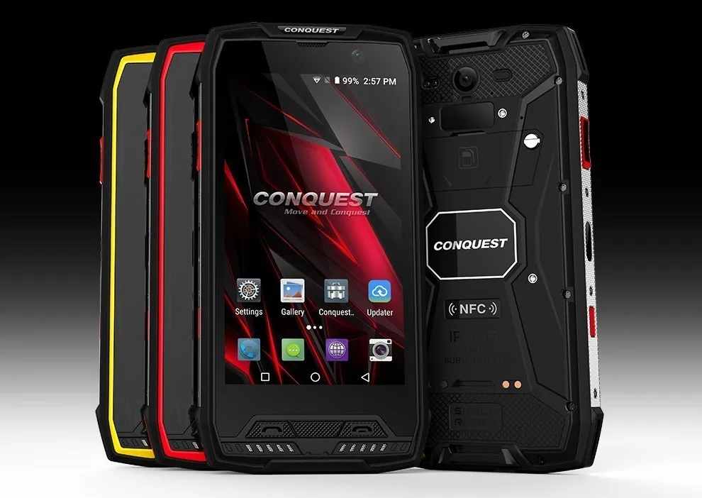 Conquest S11 7000 мАч NFC OTG IP68 Ударопрочный 4G Смартфон Android 7,0 4 Гб ОЗУ 64 Гб 128 Гб ПЗУ сотовые телефоны прочный мобильный телефон