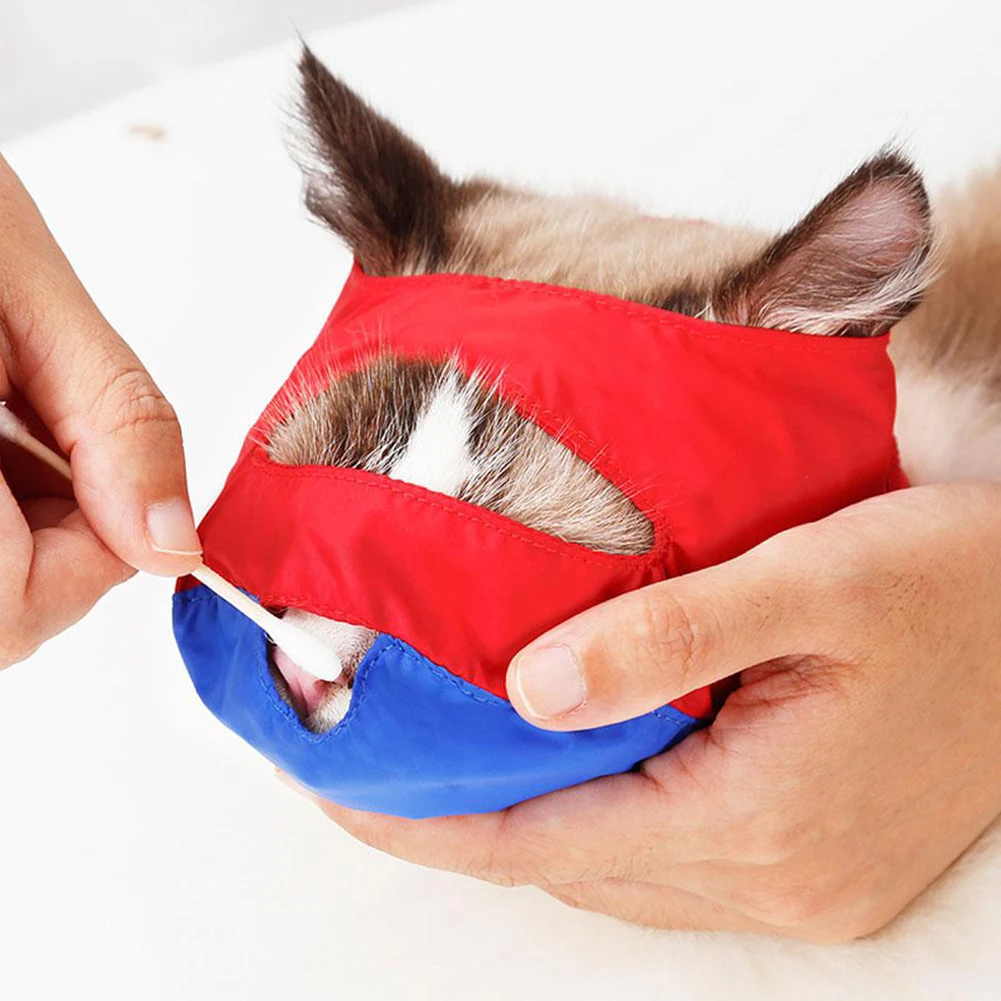 Pet Cat Muzzles антиукус кошачий Глаз Маска Защитная крышка для ванной красота поставка