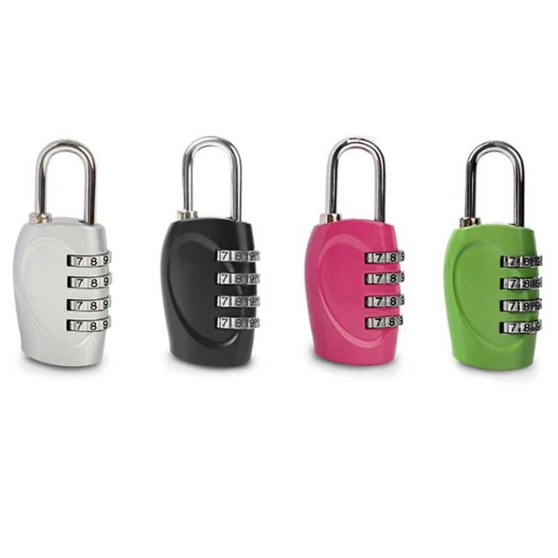 

1pc 4 Dial Digit Password Lock Combination Suitcase Luggage Metal Code Password Lock Padlock