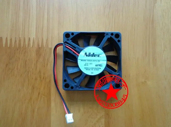 Двухпроводной вентилятор Nidec D05X-05TL 5V.09A 5 см 5010 50*50*10 мм | Компьютеры и офис