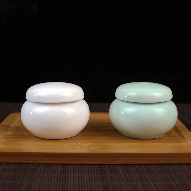 40g ceramic Powder cosmetic cream bottles ,Tea Coffee Sugar Storage