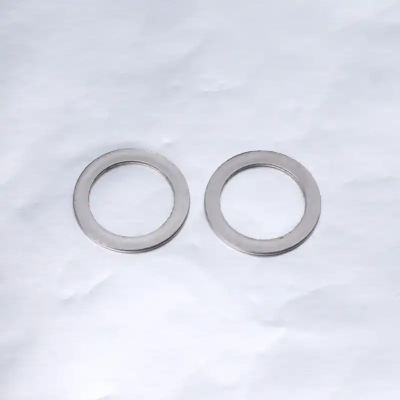 2 Pcs Bicycle Pedal Spacer Crank Cycling MTB Bike Stainless Steel Ring Washers
