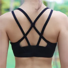 Женские однотонные без рукавов быстросохнущие дышащие высококачественные спортивные бюстгальтеры для фитнеса Размер S-L