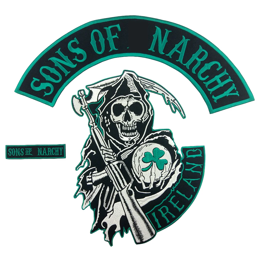 New IRISH ANARCHY MC embroidered PATCH