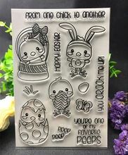 Lovely chicken Transparent Clear Silicone Stamp/Seal for DIY scrapbooking/photo album Decorative clear stamp sheets