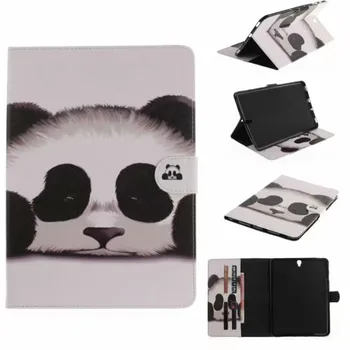

Tablet Case Funda For Samsung Galaxy Tab S3 9.7" SM-T820 T825 Tablets Covers Fashion Painted Flip Stand PU Leather Wallet Bags