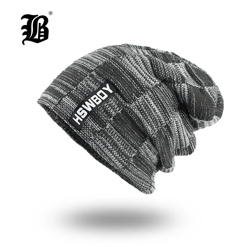 

[FLB] Winter Knitted Hat Beanie Men Skullies Beanies Winter Hats For Women Men Caps Gorras Bonnet Mask Brand Hats F18002