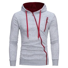 дешево! Мужская спортивная одежда Solid casual Высококачественные хлопчатобумажные тонкие толстовки Мужская
