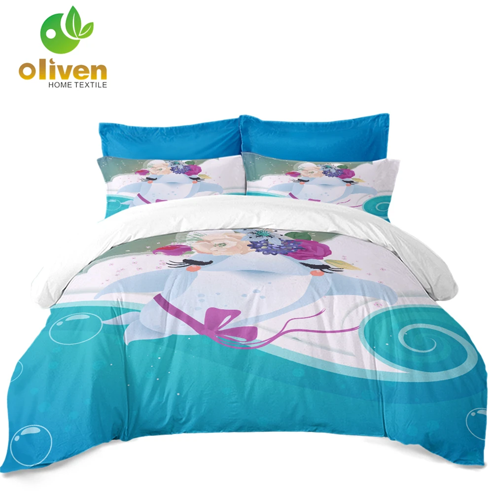 cartoon-whale-bedding-set-colorful-flowers-print-duvet-cover-set-ocean