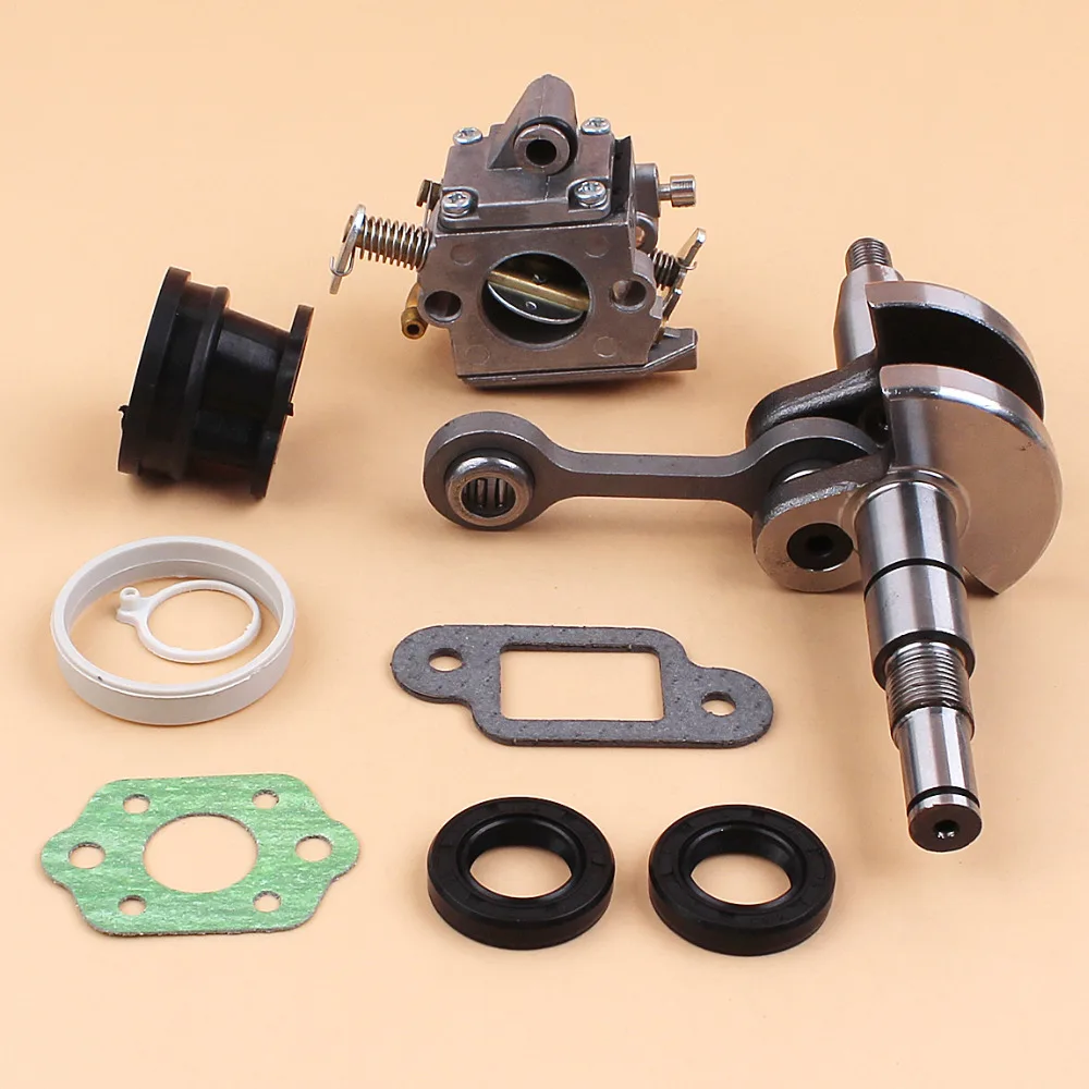Crankshaft Carburetor Carb Oil Seal Gasket Set Fit Stihl 017 ms 170