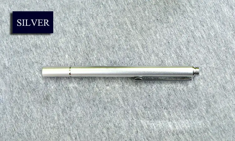 JXH-YP007 solid color round plate stylus pen -SILVER