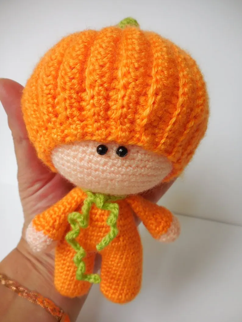Вязаные игрушки amigurumi игрушечные Тыковки номер WS0092