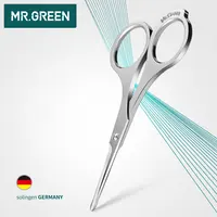 MR.GREEN Makeup Scissors Stainless Steel Beard  Nose Hair Scissor Stainless Steel Face Hair Removal Tools Round Point Head 1