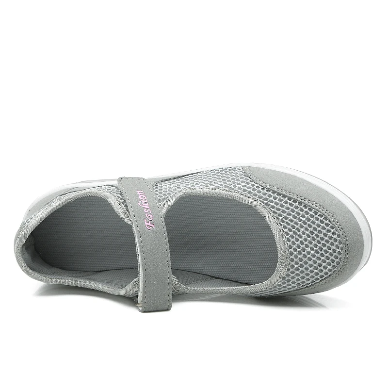 Криперы Новинка 2018 года Летняя обувь на платформе женские слипоны дышащая