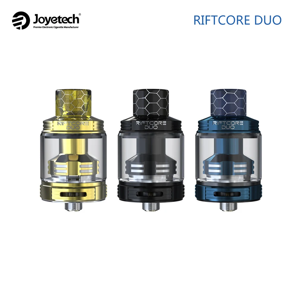 

Original Joyetech RIFTCORE DUO Atomizer Coil-less Electronic Cigarette 3.5ml Atomizer Vape Tank Self-cleaning Coilless E Cig