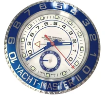 luxury metal watch shape wall clcok for best gifts