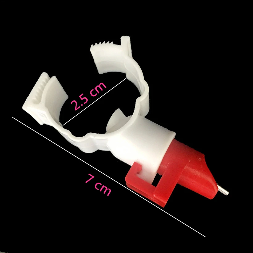 20 шт. стальная колонна косой рот курица утка автоматическое питьевой оборудование для фонтанов диаметр трубы 25 мм ниппель поилка