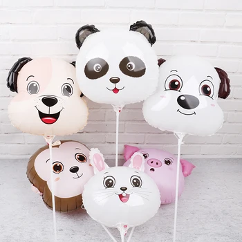 

animal head Balloons 50pcs 18inch farm pig inflatable air baloon baby shower happy birthday party decorations kids lovely toys