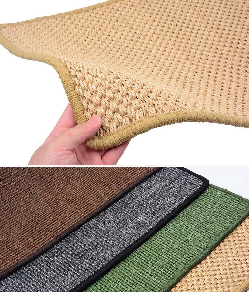 Mrosaa 40x60 см Когтеточка из сизаля для кошек доска коврик игрушка скалолазание