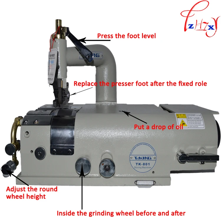 110 V/220 V TK-801 для шерфования кожи швейная машина для краев выскабливание Синтетическая кожаная обувь пластиковые изделия 1 шт
