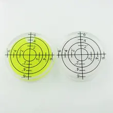 4 шт./лот) 32*7 мм пластик Bullseye пузырьковый уровень круглый уровень Пузырьковые аксессуары для измерительного инструмента